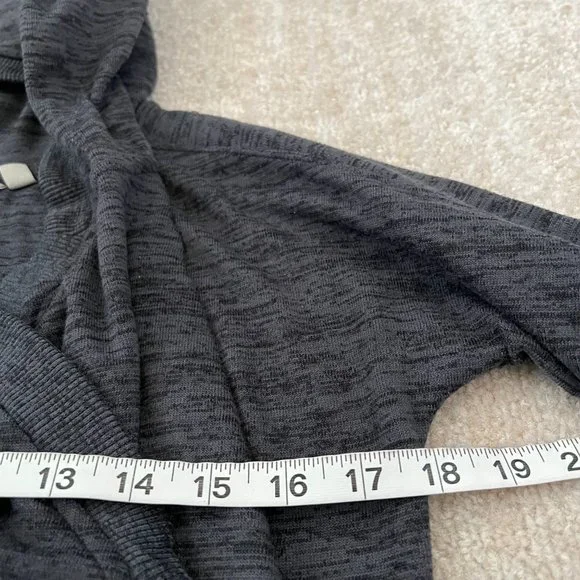 Athleta Blissful Open Front Wrap Cardigan Hoodie XS - Picture 6 of 8